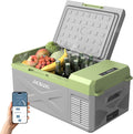 12V Car Refrigerator, 17 Quart Portable Freezer 12 Car Fridge (-4F~68F) Compressor Electric Cooler with 12/24V DC 110-240V AC, APP Control For Car Truck RV Camping, Travel Outdoor Home
