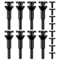 Die Grinder Accessories 3/8" & 1/4" Arbor Hole, 8 Pack Mounting Mandrel for Die Grinder Cut Off Wheel Drill Bits Tool