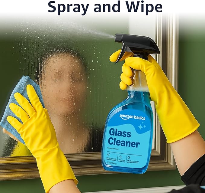 Amazon Basics Glass Cleaner Refill 67.6 Fl Oz, Pack of 1