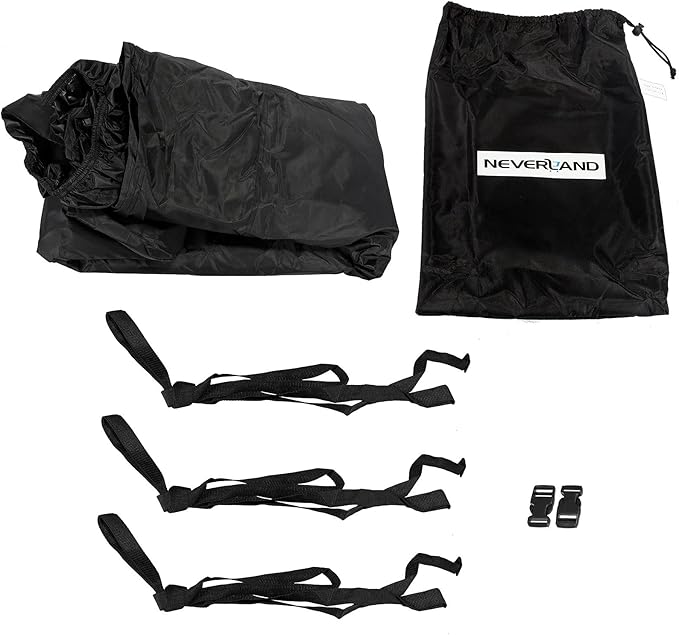 NEVERLAND UTV Cover, All-Weather Protection Side by Side Cover 2-3 Passenger, Universal for Polaris Ranger RZR Yamaha Honda Can Am Defender (126" x 70" x 75")