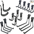 Slatwall Hooks, Garage Slatwall Accessories, Multi Size Slat Wall Accessory, 14 Pack Utility Hooks for Slatwall