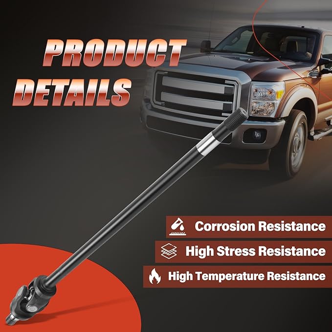 Axle Shaft Assembly Compatible with Ford F250 F350 Super Duty 2005-2012, with Dana Super 60 Front Axle, Front Right Passenger Side# 10013778