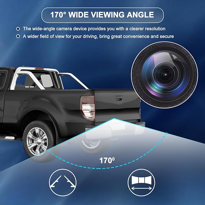 Rear View Backup Camera Replacement for Ram ProMaster 1500 2500 3500 2018 2019 2020 2021 3.6L V6 Back Up Camera Replaces OE 68417057AA