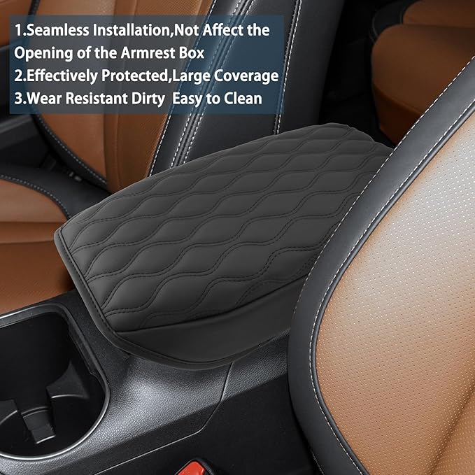 Ruiya 2025 Outback Armrest Cover,for Subaru Outback Wilderness 2025 Accessories Center Console Cover Compatible with 2020-2023 2024 2025 Subaru Outback Wilderness/Touring/Premium/Base/Limited