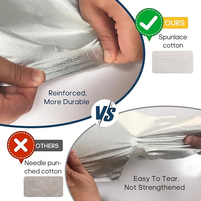 Car Cover Waterproof All Weather for Automobiles, Universal Heavy Duty Outdoor SUV Car Covers for Sun Rain UV Protection Full Exterior Covers Aluminum Film 182 to 191 Inch