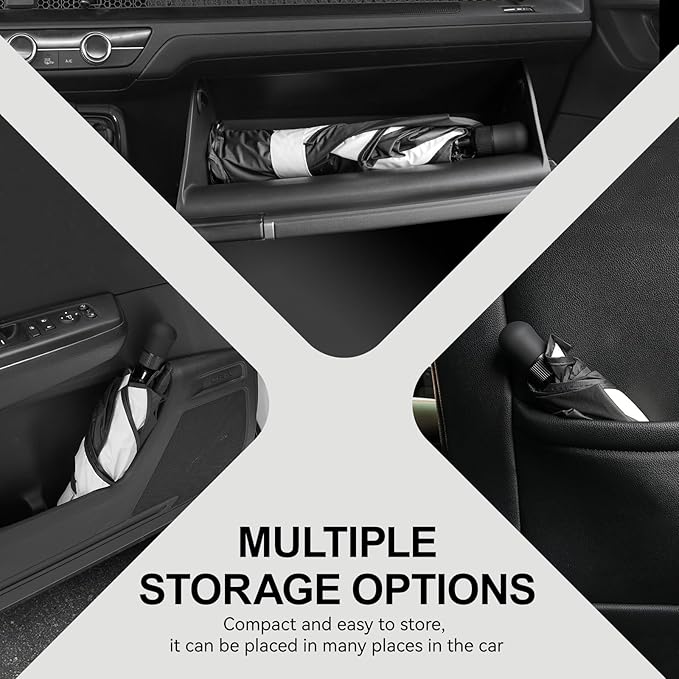 2023 2024 2025 2026 Upgraded for Honda CRV Sunshade, Portable Foldable Sunshade Accessories, [Nano Ice Crystals Coating] UV Protection, Keeps Interior Cool (for Honda CRV 2023-2026)