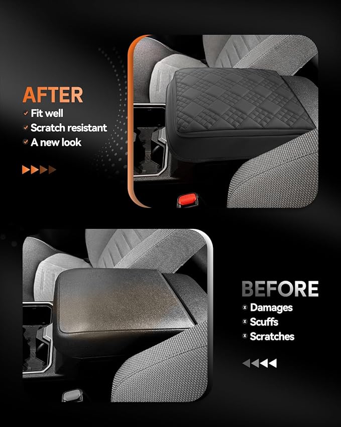 CDEFG for 2025 Toyota 4Runner Center Console Cover Armrest Box Cover for 4Runner (SR5, TRD Sport, Off-Road, Premium, Limited, Platinum, Trailhunter) 2025+ Accessories Console Arm Rest Protector