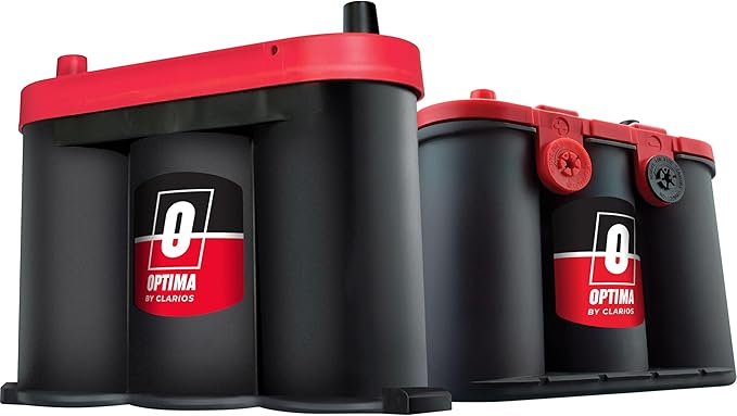 OPTIMA Batteries High Performance 6V RedTop Sealed AGM Car, Truck and SUV Starting Battery, 800 CCA, SAE Terminal, Maintenance Free, Versitile Mounting, 6 Volt