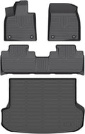 Wayhigh-All Weather Floor Mats and Cargo Mat Set Fit for Lexus RX 2016-2022 RX350 | RX450h (Not for RXL) TPE Car Mats Waterproof Heavy Duty Rubber Floor Liners for Lexus RX Accessories