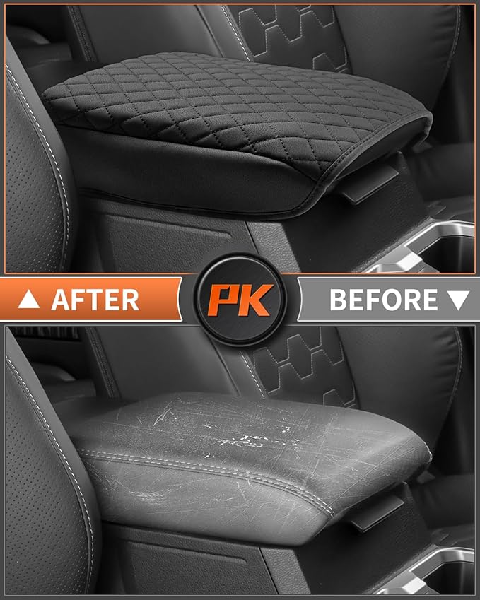 Shademax Custom for 2026 2025 Toyota 4Runner Center Console Cover Armrest Cover for 4Runner Accessories 2025 Arm Rest Cushion Pad Leather Middle Console Cover Armrest Seat Box Protector Anti-Scratch