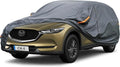 Premium Car Cover Custom Fit Mazda CX-5 CX5 (2012-2025), 16 Layers Heavy Duty Car Cover Waterproof All Weather with Zipper Door for Sun Rain Snow Dust Uv Protection