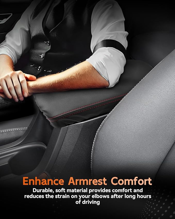 CDEFG for Toyota Corolla Cross 2022-2025 Center Console Cover Armrest Box Cover for Corolla Cross (L, LE, XLE) 2022 2023 2024 2025 Accessories Arm Rest Protector SUV Edition Sedan Universal