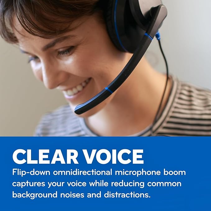 TWT Audio Classroom Headsets with Microphone – Duro TW210 2nd Gen Over Ear Wired Headphones Bulk 20 Pack, Durable, Comfortable 3.5mm Headset with Mic for School, Labs, Testing, Students