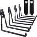 QUELIEN Large Garage Hooks, Heavy-Duty 7.5 in Cord Organizer for Garage Organization, Storage, and Hose Holder – Space-Saving and Durable Design for Home, Garage, and Workshop Use