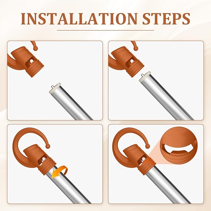 3 Pack Heavy Duty Garage Storage Hooks + 1 Pack Trimmer Rack Compatible with Stihl Kombi Attachments, Garden Power Tool Holder Organizer Hangers for Grass Trimmer, Hedge Trimmer, Garage Wall