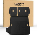 LASFIT Trunk Mat&Backrest Mat for Toyota 4Runner 2025(Only Fit 5 Seats), All Weather TPE Custom Fit Cargo Liner for 4Runner SR5/TRD/Limited 6th gen 4 Runner Cargo Mat, Black