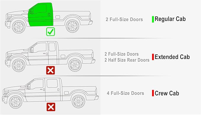 APS Running Boards (Nerf Bars Side Steps Step Bars) Compatible with Ford F250 F350 Super Duty 1999-2016 Regular Cab (Black Powder Coated Running Board Style)