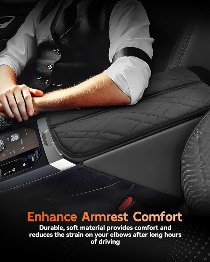 CDEFG for 2022-2025 BMW iX Center Console Cover Armrest Box Cover for 2023 2024 2025 iX (xDrive50, M60) Accessories Console Arm Rest Protector