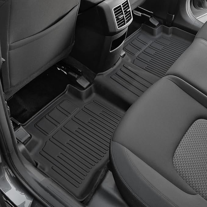 Floor Mats Set for 2023-2025 2026 Kia Sportage Gas, Full Coverage All Weather Floor Mats Cargo Mat with Backrest Protectors & Door Sill Guards for Sportage Accessories (No for Hybrid)
