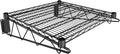 24" x 24" Black Epoxy Wire Wall Mount Shelf