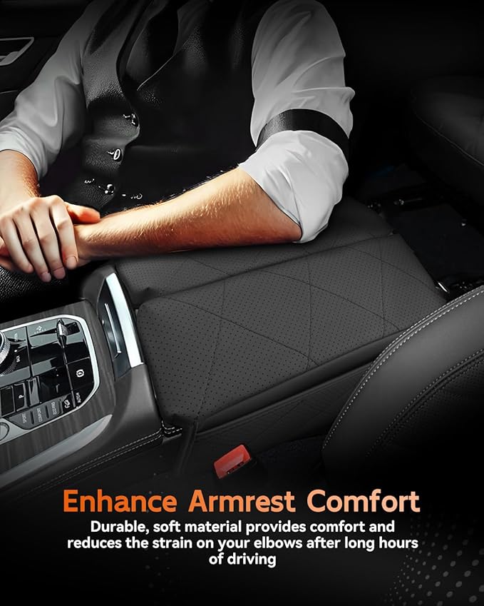 CDEFG for BMW X5/X6/X7 2020-2025 Center Console Cover Armrest Box Cover for X5, X6, X7 2020 2021 2022 2023 2024 2025 Accessories Console Arm Rest Protector