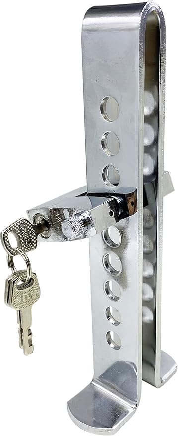 22.5cm Anti-Theft Auto Brake Clutch Lock Stainless Steel Vehicle Security Protection Supplies Car Brake Lock with 3 Keys