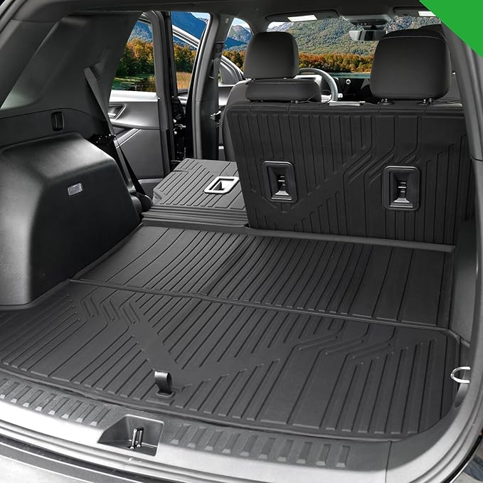 Floor Mats & Cargo Liners & Backrest Mat for 2025 2026 Chevy Equinox (Only Gas) & GMC Terrain 2025 2026, Door Sill Guards, All Weather TPE Car Floor Mats, Trunk Liner for Chevrolet Equinox Accessories