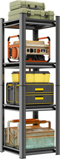 Metal Garage Shelving Unit, Heavy Duty 4-Tier Adjustable Storage Rack, Steel Shelving,2000 lbs Capacity, Industrial Shelves for Heavy Tools and Equipment (4-Tier 54" H x 16" W x 16" D)