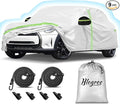 Car Cover for 2014-2025 Mini Cooper/Cooper S/Hardtop/Clubman/Countryman 4 Door,Full Exterior Car Covers for Automobile All Weather Waterproof Heavy Duty,Zipper/Cotton UV Proof Custom fit【210T Taffeta】