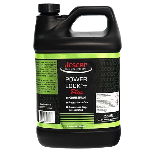Jescar Power Lock Plus Polymer Sealant - 128oz - Durable High-Gloss Paint Sealant for Long-Lasting Protection – Easy Application, Safe for All Paint Types, Easy to Apply, Hand or Machine Application