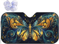 Beautiful Butterfly Car Sun Shade Windshield Sunshade Foldable Front Window Shield Cover for Truck SUV