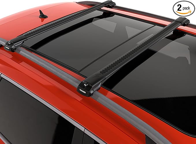 for Subaru Ascent 2019 2026 Roof Rack Cross Bars | Lockable Aluminum Luggage Carrier | Anti-Theft Design with Key | Fits Wiht Raised Side Rails | Premium Edition Limited Touring (Black)