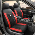 GIANT PANDA Front Seat Cover for Nissan, 3D Air Mesh Car Seat Covers Custom Fit Nissan Rogue Altima Sentra Versa Kicks Frontier Murano Pathfinder Maxima (Red) 2-Pack