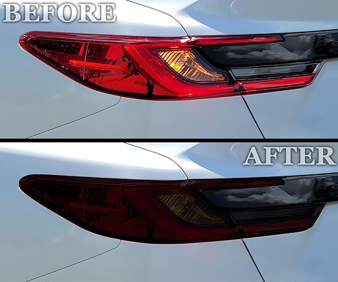 BOGAR TECH DESIGNS Rear Taillight Tail Light Tint Kit PPF Compatible with Toyota Camry 2025-2026, Dark Smoke