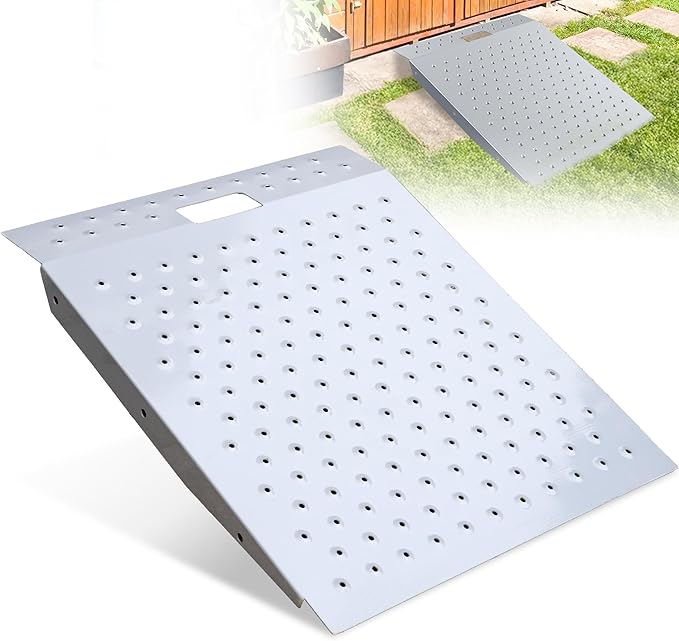 Shed Ramp 1PC, Loading Ramp for Riding Mower, 29" L x24 W, 750 lbs Capacity, Shed Storage Ramps for Sheds, Garages, Barns, ATV, Lawnmower, Golf Cart, Sturdy Anti-Slip Ramps