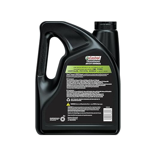 Castrol Transmax ATF/CVT Universal Automatic Transmission Fluid, 1 Gallon