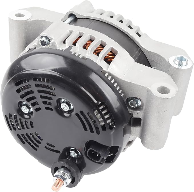 EzeXpreze Alternator Compatible with Chrysler 300 11-21 & Dodge Challenger 15-21, Charger, Durango & Jeep Grand Cherokee 11-20 & Ram 1500, 3.6L, 12V 180A CW 6-Groove Clutch Pulley, Replace# 4801778AF