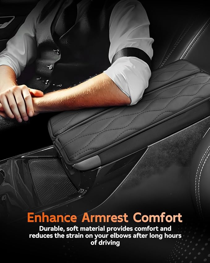 CDEFG for 2021-2025 Buick Envision S Center Console Cover Armrest Box Cover for Envision S (Preferred, Sport Touring, Avenir) 2021 2022 2023 2024 2025 Accessories Console Arm Rest Protector
