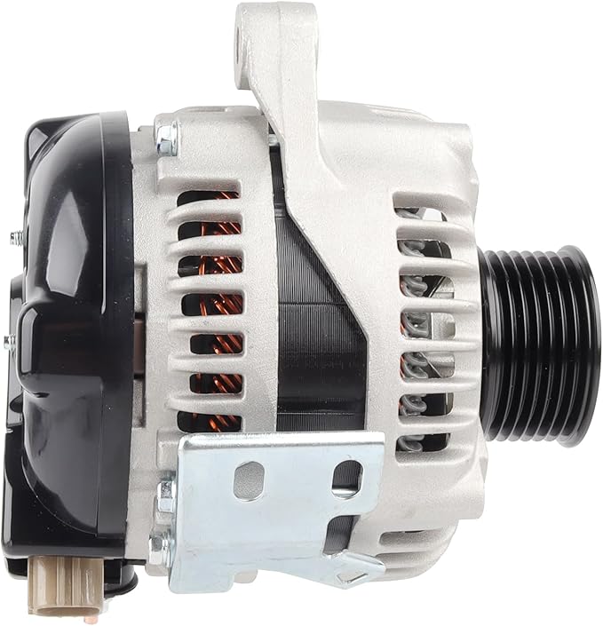 Ezexpreze 11034N Alternator Compatible with Toyota Camry 04-06, Highlander 04-07, Solara 04-08 & Scion tC 05-10, L4 2.4L, 12V 100Amp Clockwise 7-Groove Pulley, OE# 104210-3880, 27060-0H100