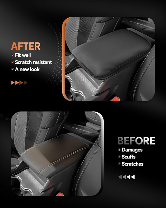 CDEFG for Jeep Grand Cherokee 4xe /L 2022-2025 Center Console Cover Armrest Box Cover for 2022 2023 2024 2025 Grand Cherokee/L Accessories (Not for Latitude Plus/Limited)