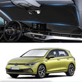 Sunshade for 2015-2023 2024 2025 Volkswagen Golf GTI e-Golf VW Golf R 4 Door Hatchback Accessories Front Window Shield Cover for Windshield Sun Visor