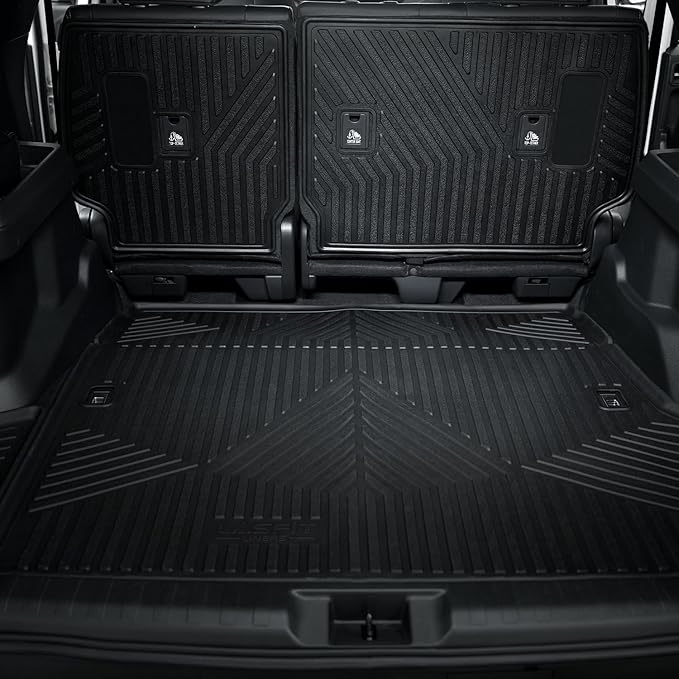 LASFIT Floor Mats for Toyota 4Runner 2025 2026 5 Seats(Not fit Hybrid) wtih Trunk mat&backrest mat, All Weather TPE Custom Fit Floor Liner for 4 Runner SR5/TRD/Limited 6th gen Front&Rear Car Mats