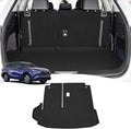 KMF Cargo Liner for 2025 Toyota Highlander 7 Seats 2020-2024 with Backrest Mat,All Weather Liners TPE Odorless Cargo Mat,Backrest Mat Protector Highlander Accessories