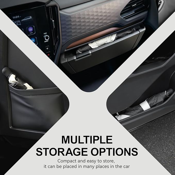 2019-2024 Upgraded for Subaru Forester Sunshade, Portable Foldable Sunshade Accessories, [Nano Ice Crystals Coating] UV Protection, Keeps Interior Cool (for Subaru Forester 2019-2024)