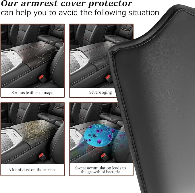 SKTU for 2025 Nissan Armada Accessories Armrest Cover for 2025+ Nissan Armada Center Console Cover Nissan Armada 2025 Accessories 2025 Armada Center Console Cushion Pad