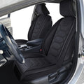 OASIS AUTO Custom Fit Seat Covers for 2012-2025 Toyota Camry, Waterproof Faux Leather Seat Protector Cushion Camry Car Accessories (Full Set, Black)