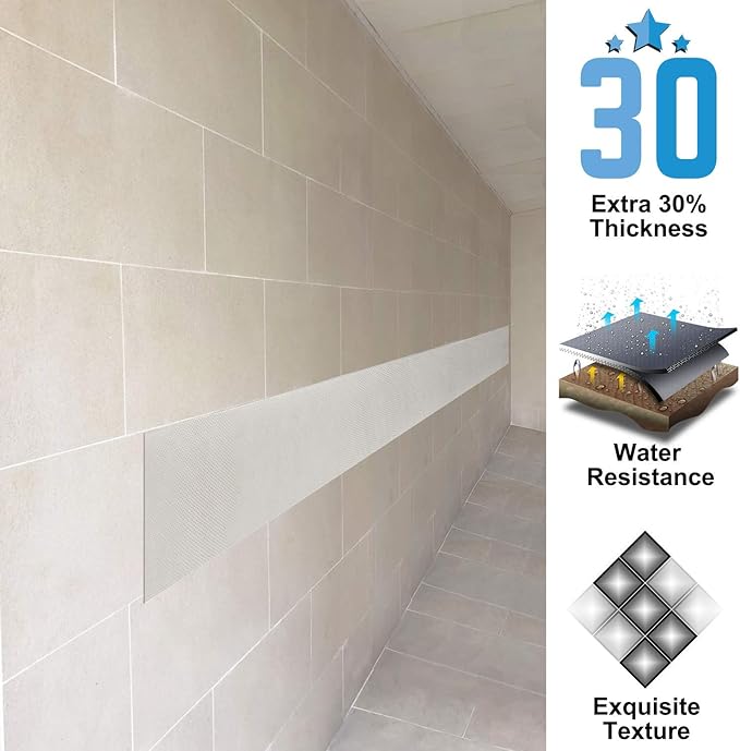 Ampulla GWP01S Super Thick Waterproof Garage Wall Protector, Designed in Germany - 2 Pieces in One Roll (1/6" Thickness)