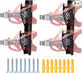 Jack Stand Wall Mount Organizer: Jack Stands Holder Storage Rack Mount - Fit for 2 & 3 Ton Jack Stand (2 Pack)