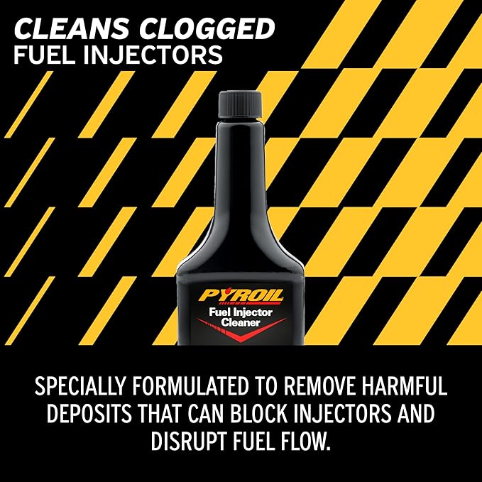 Fuel Injector Cleaner, Cleans Deposits, Improves Engine Performance & Gas Efficiency, 12 Fl Oz (Pack of 12)