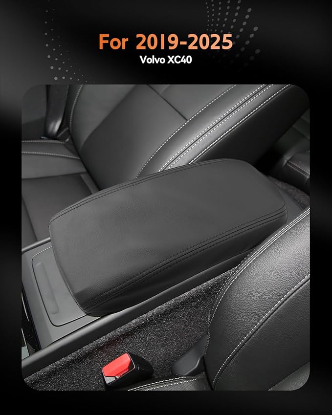 CDEFG for XC40 C40 2019-2025 Center Console Cover Armrest Cover for Volvo XC40/ C40 (Core, Plus, Ultra) 2020 2021 2022 2023 2024 2025 Accessories Arm Rest Protector